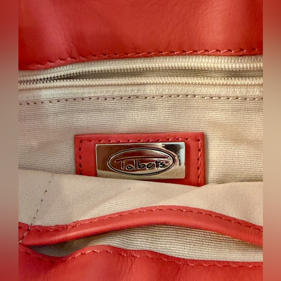 Talbots Pink Leather Shoulder Bag - Picture 2 of 8